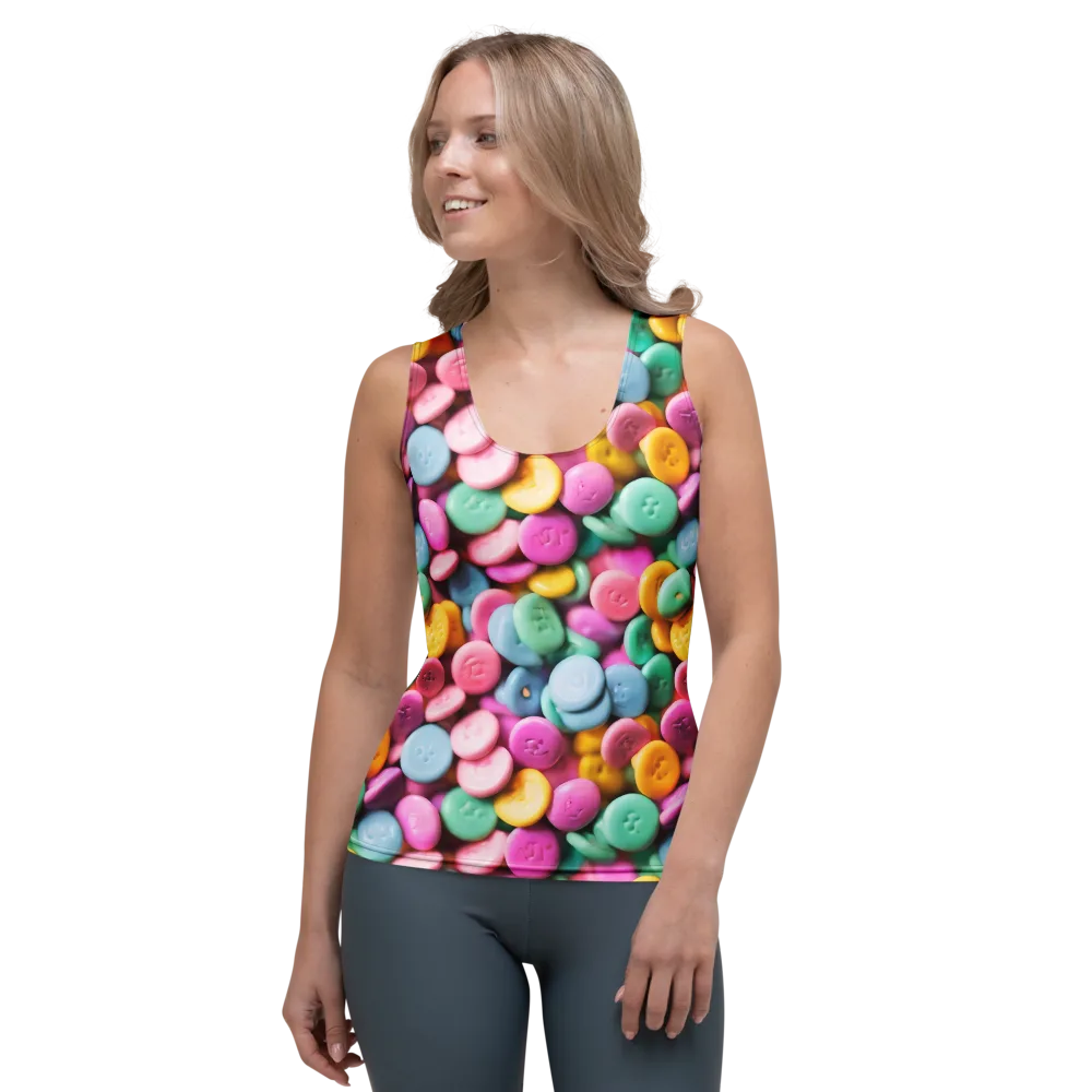 Candy Confetti on Women's Tank Top — Front