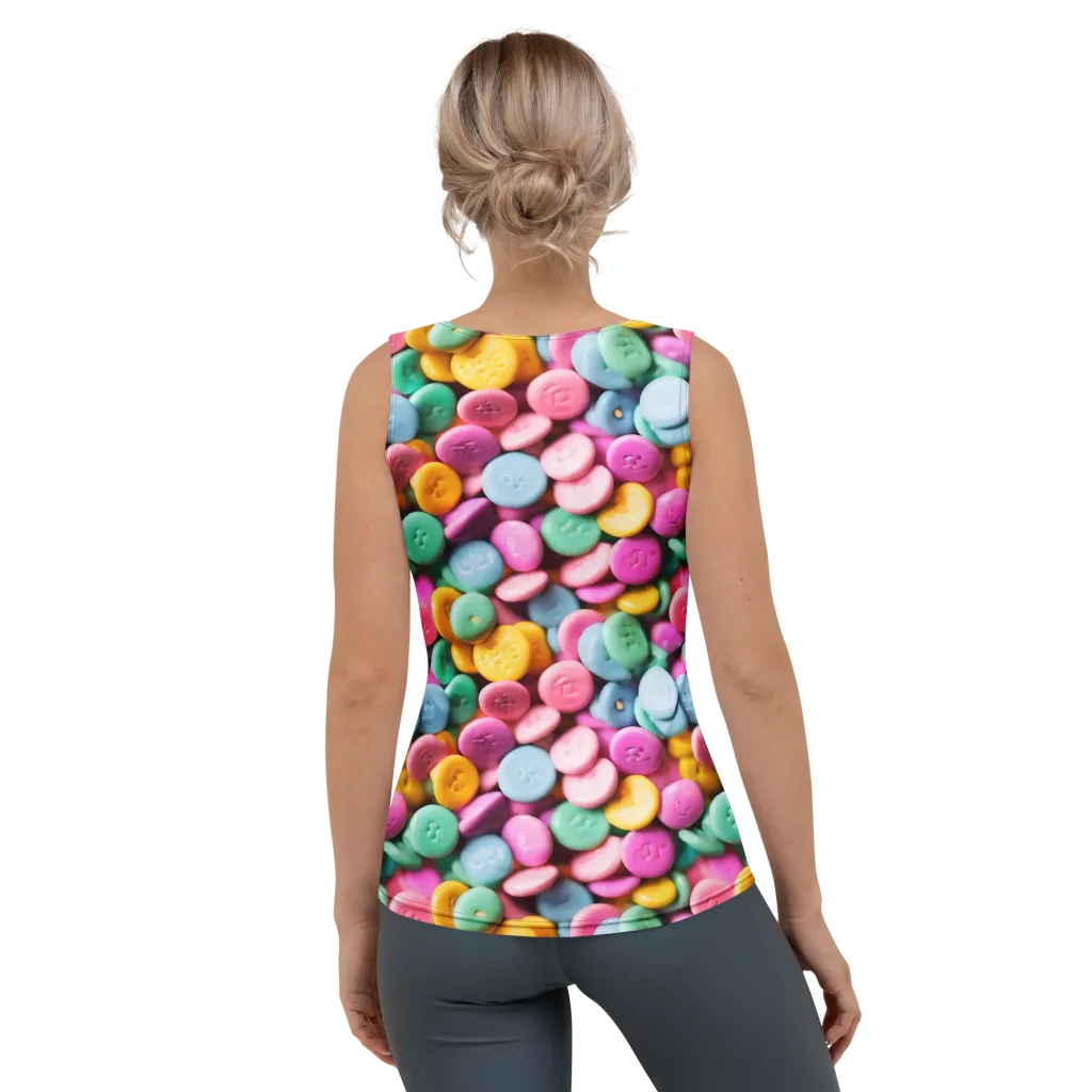 Candy Confetti on Women's Tank Top — Back
