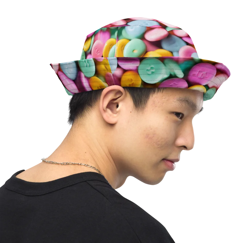 Candy Confetti on Reversible Bucket Hat — Right Outside
