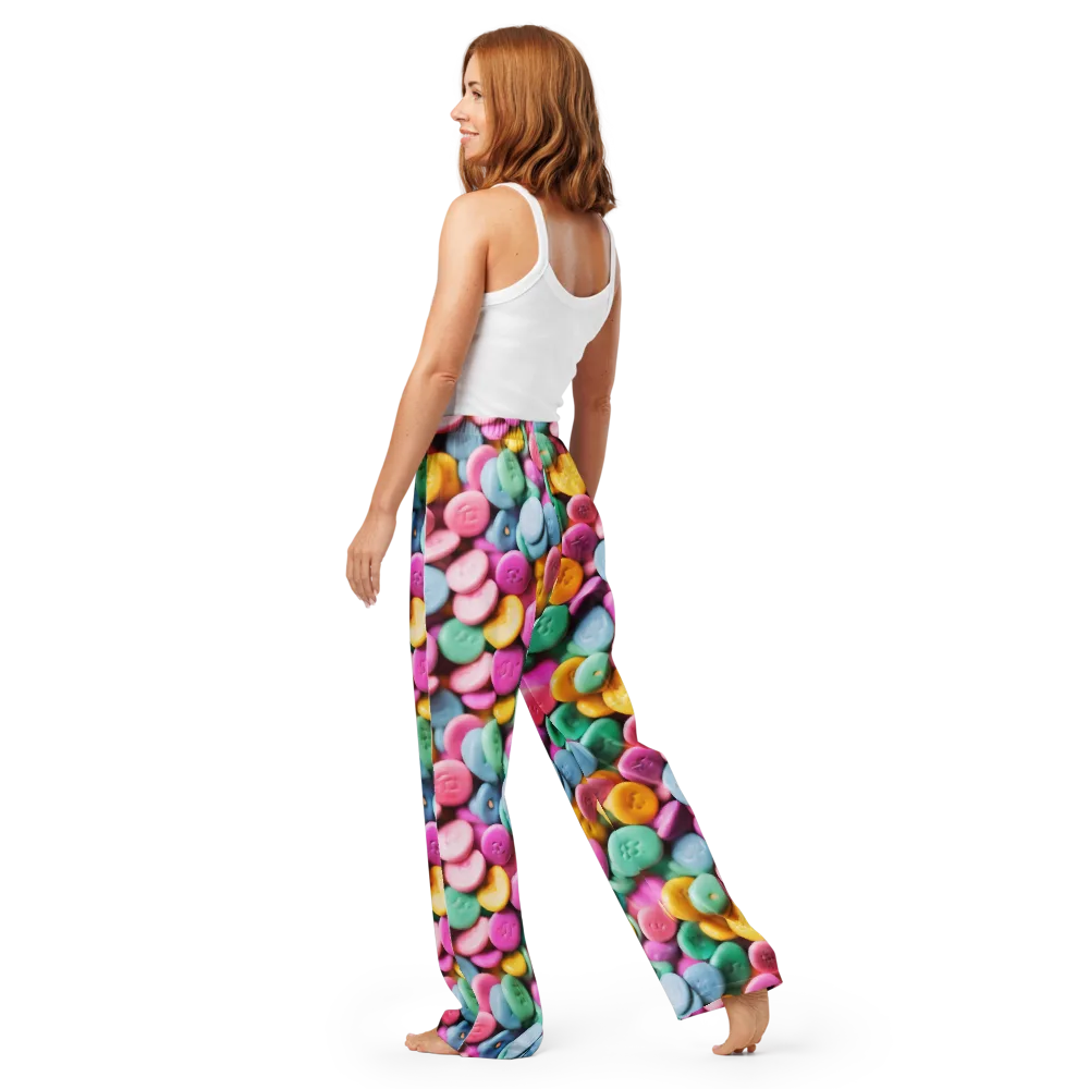 Candy Confetti on Women's Pajama Pants — Back