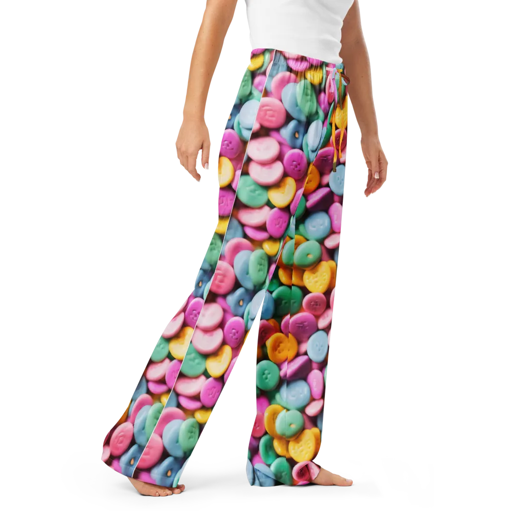 Candy Confetti on Women's Pajama Pants — Right Front