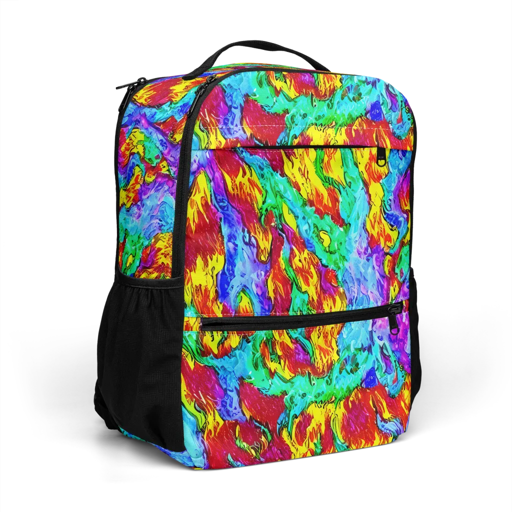 Prismatic Blaze on Utility Backpack — Right Front