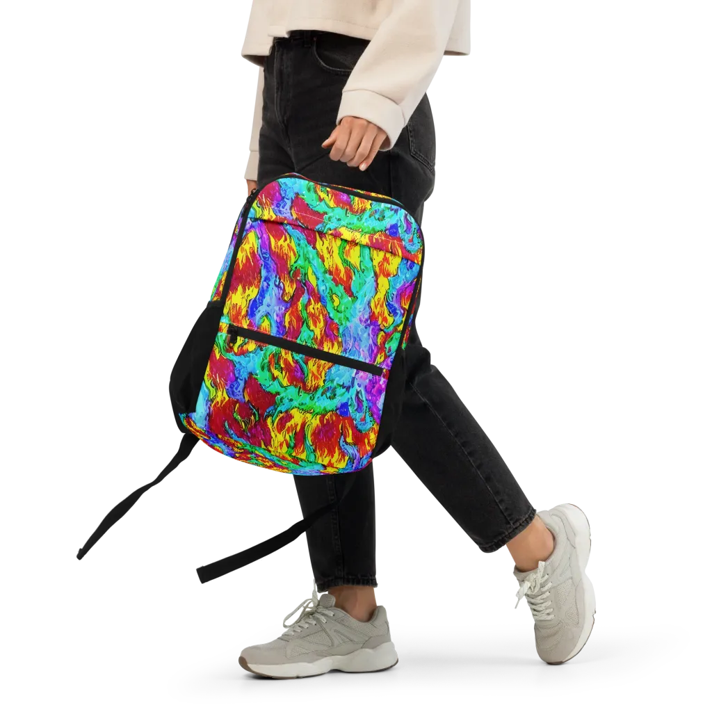 Prismatic Blaze on Utility Backpack — Front