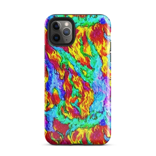 Prismatic Blaze on a Tough Case for iPhone®