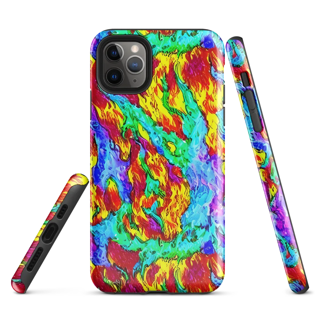 Prismatic Blaze on Tough Case for iPhone® — Front