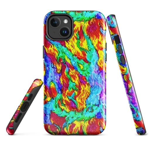 Prismatic Blaze on a MagSafe Tough Case for iPhone®