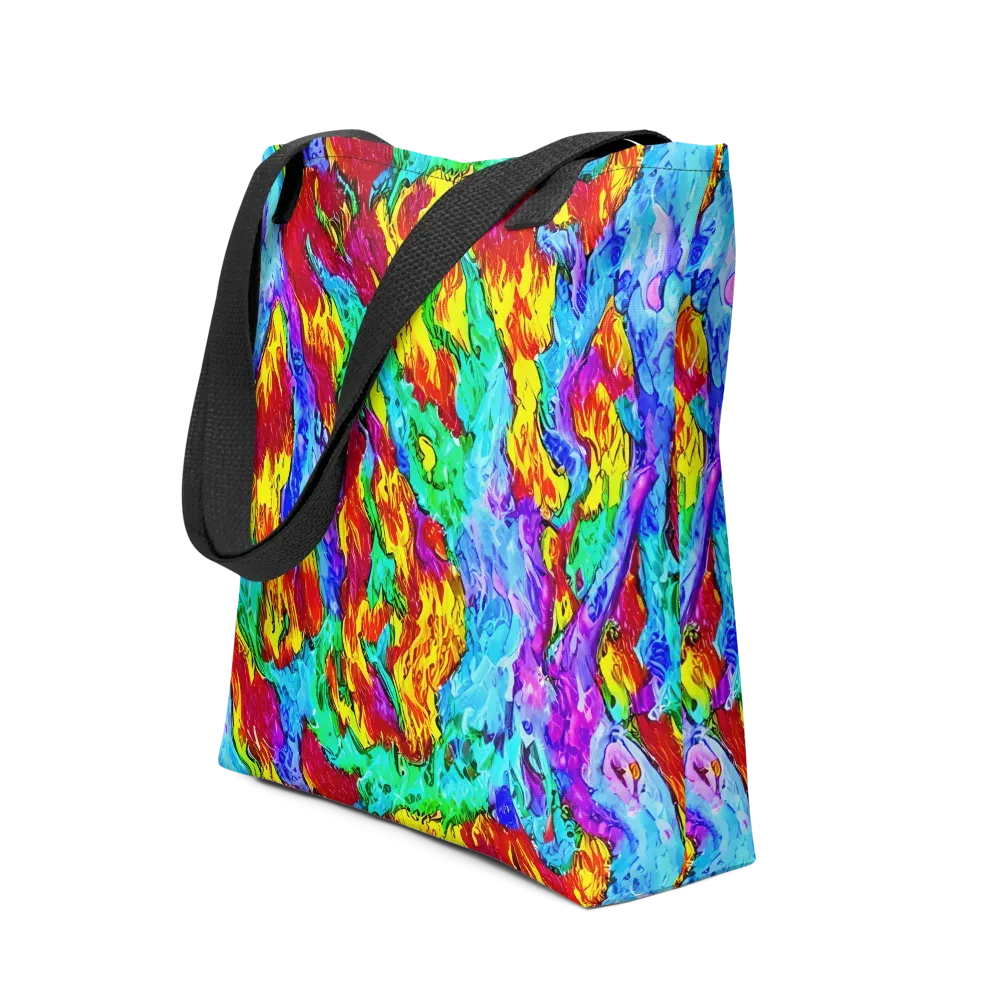 Prismatic Blaze on Tote Bag — Front