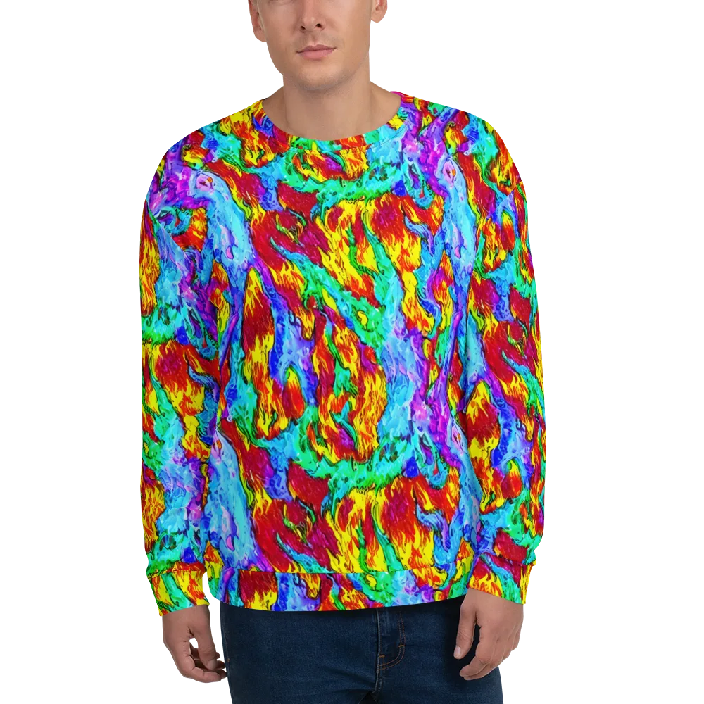 Prismatic Blaze on Sweatshirt — Front