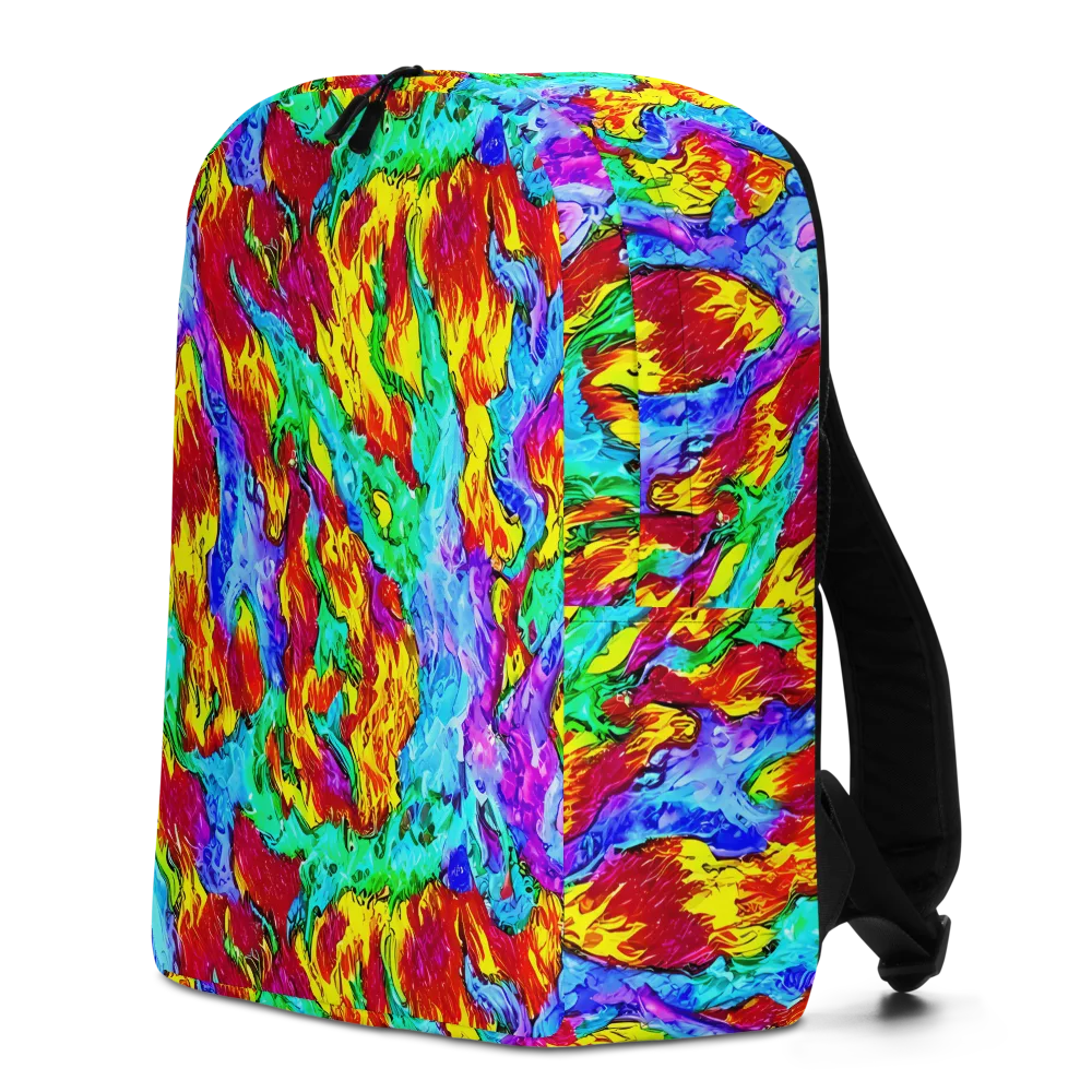 Prismatic Blaze on Minimalist Backpack — Left