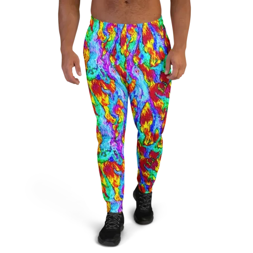 Prismatic Blaze on a Men's Joggers