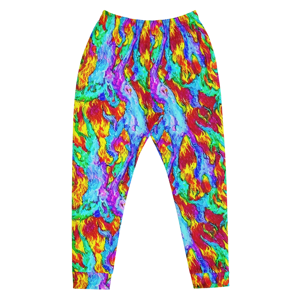 Prismatic Blaze on Men's Joggers — Front