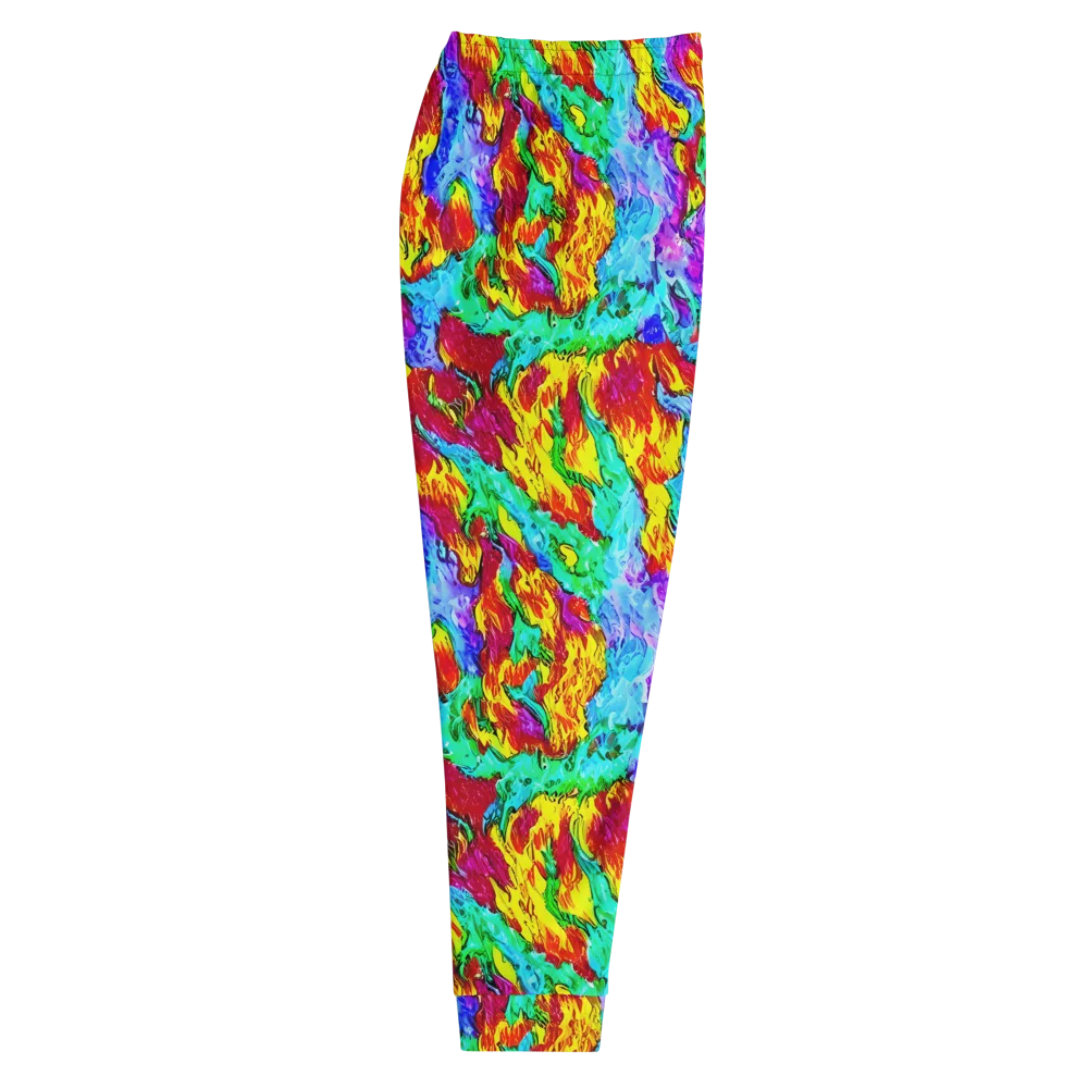 Prismatic Blaze on Men's Joggers — Right