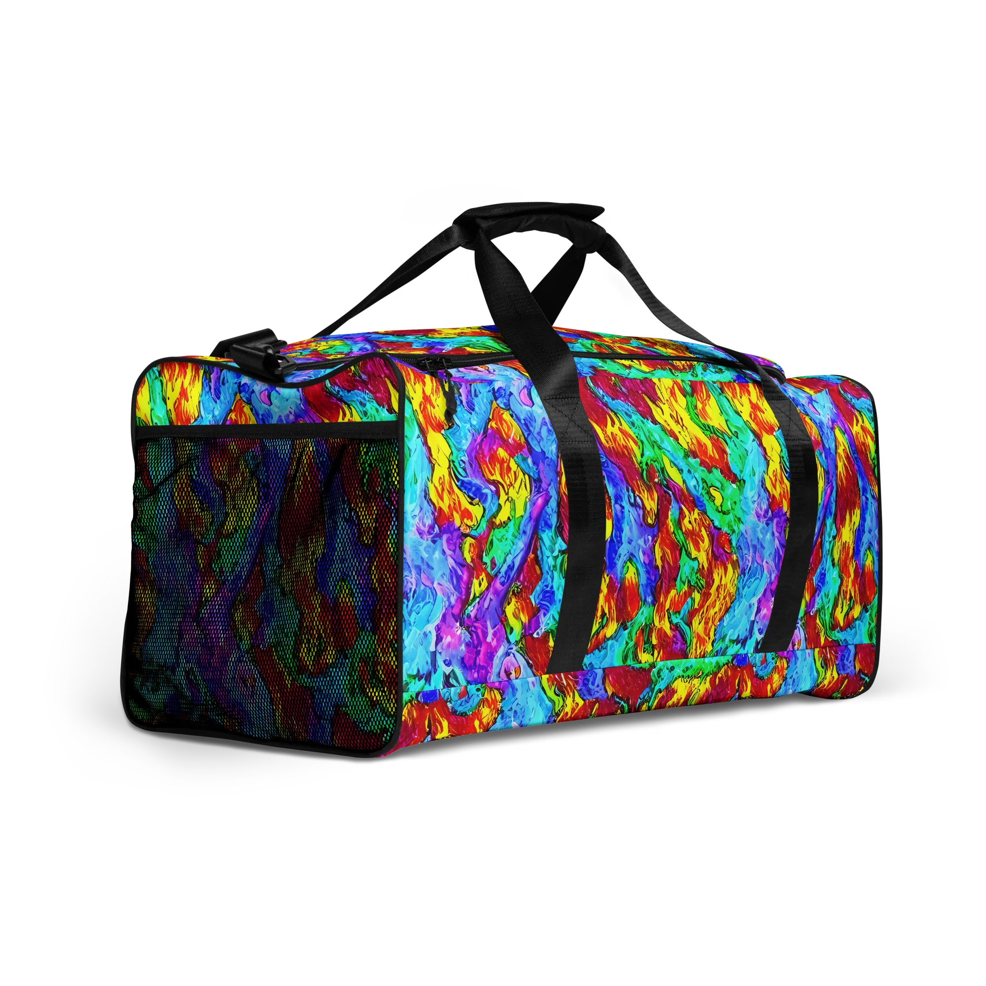 Prismatic Blaze on Duffle Bag — Right Front