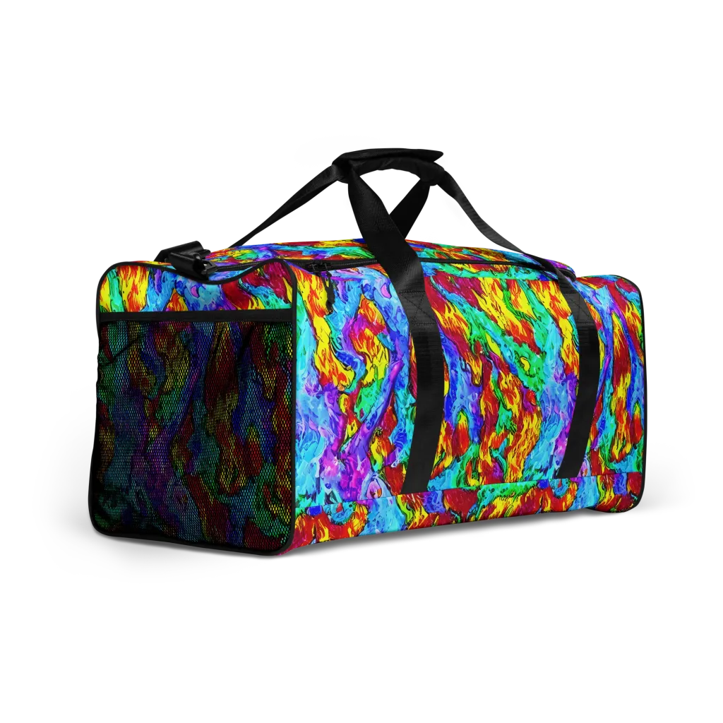 Prismatic Blaze on Duffle Bag — Right Front