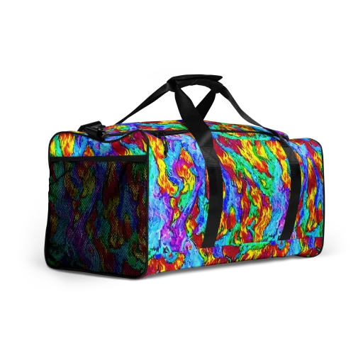 Prismatic Blaze on a Duffle Bag