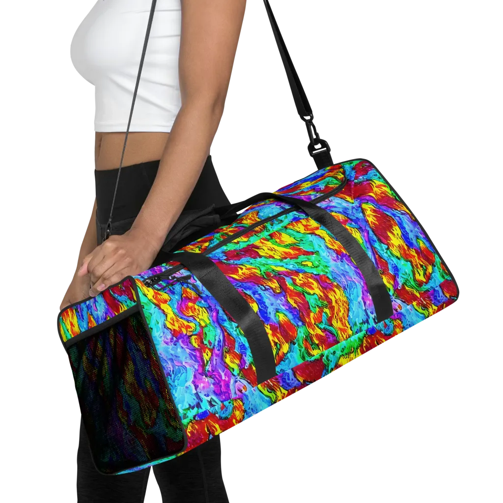 Prismatic Blaze on Duffle Bag — Front