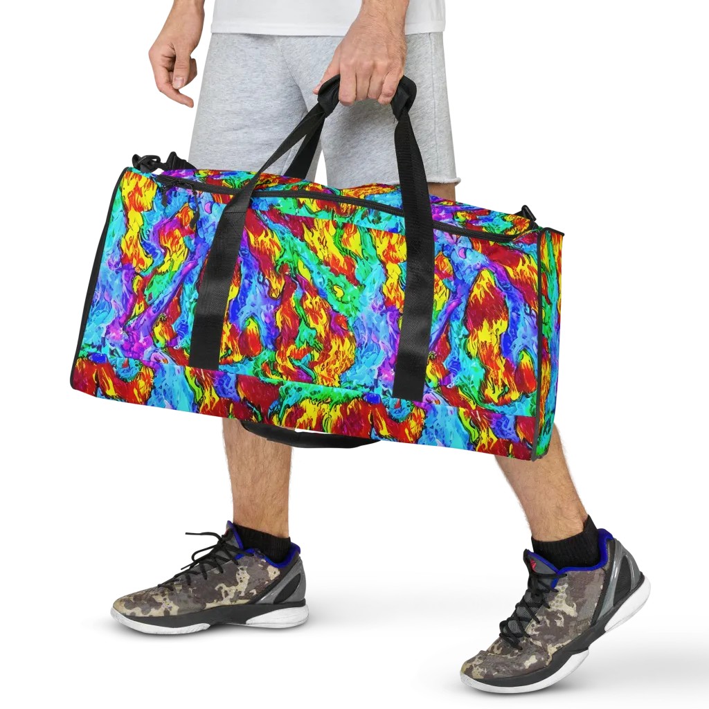 Prismatic Blaze on Duffle Bag — Front