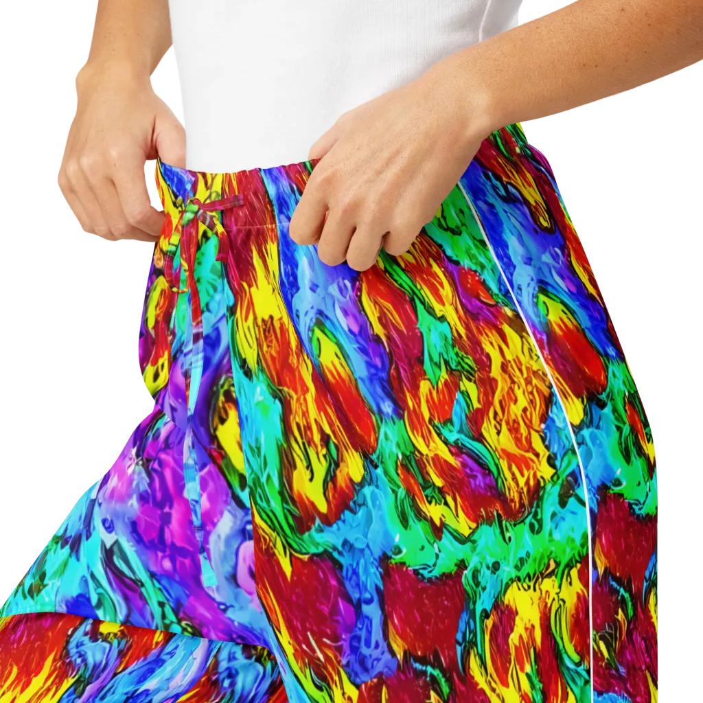 Prismatic Blaze on Women's Pajama Pants — Product details