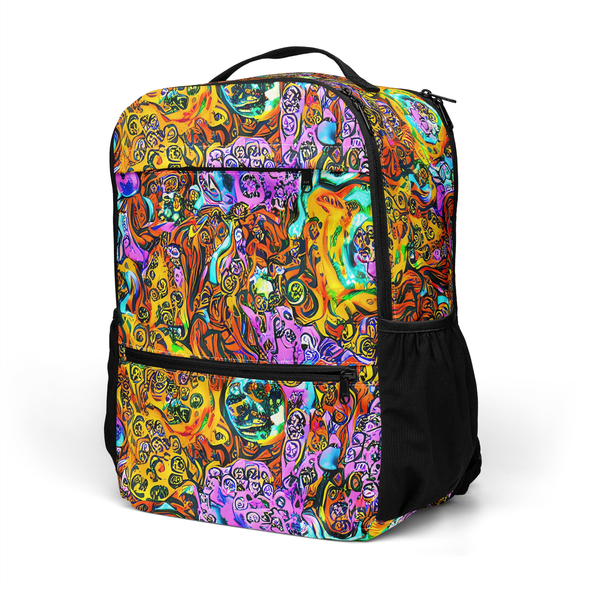 Orange Afterglow on Utility Backpack — Left Front