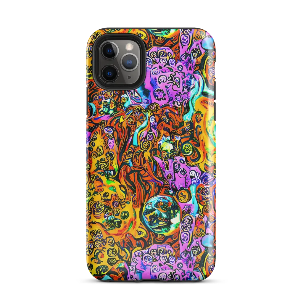 Orange Afterglow on Tough Case for iPhone® — Front