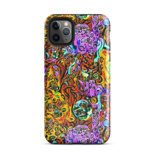 Orange Afterglow on a Tough Case for iPhone®
