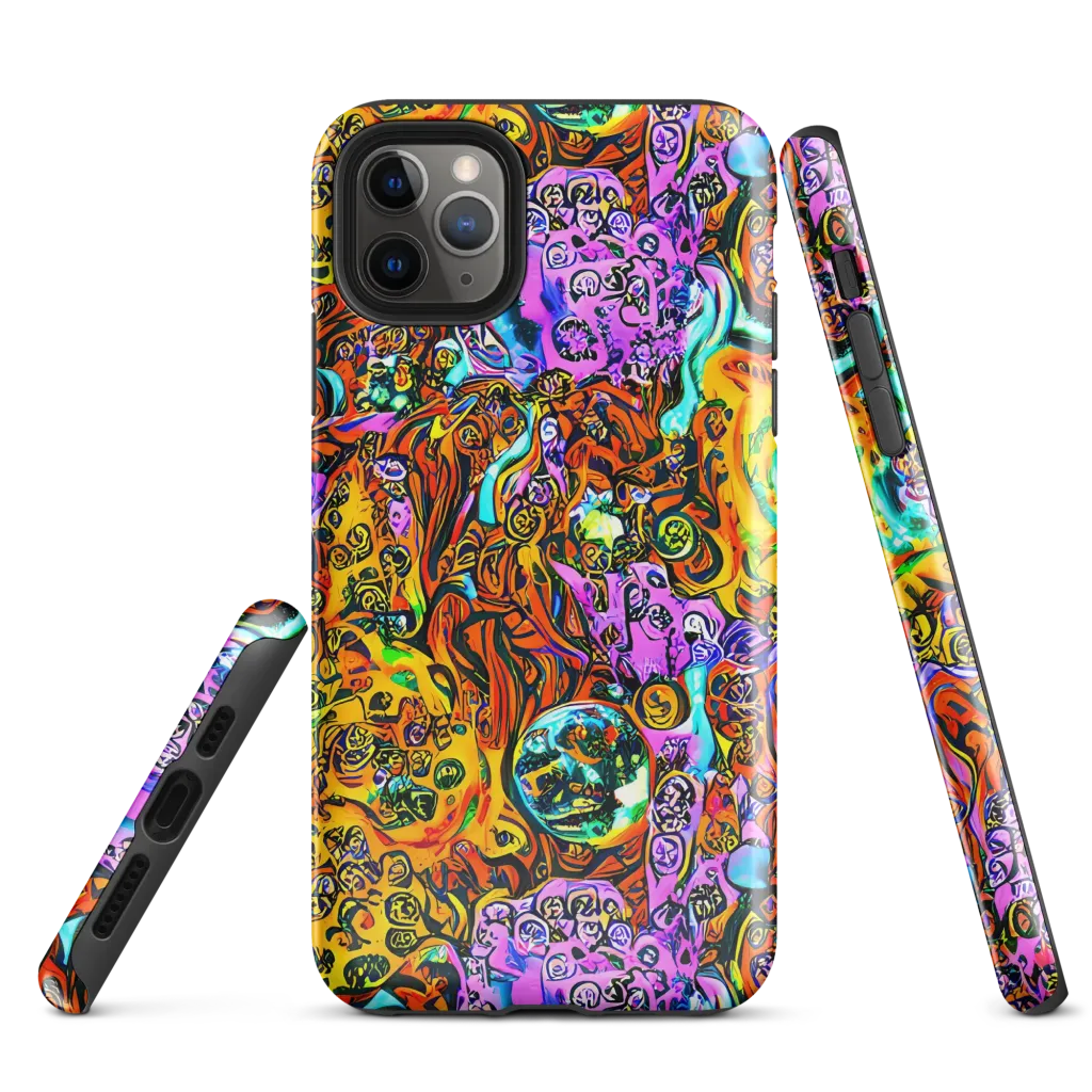Orange Afterglow on Tough Case for iPhone® — Front