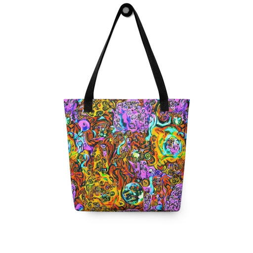Orange Afterglow on a Tote Bag