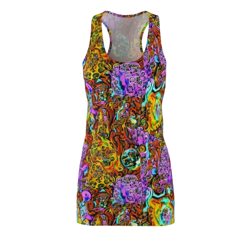 Orange Afterglow on a Racerback Dress
