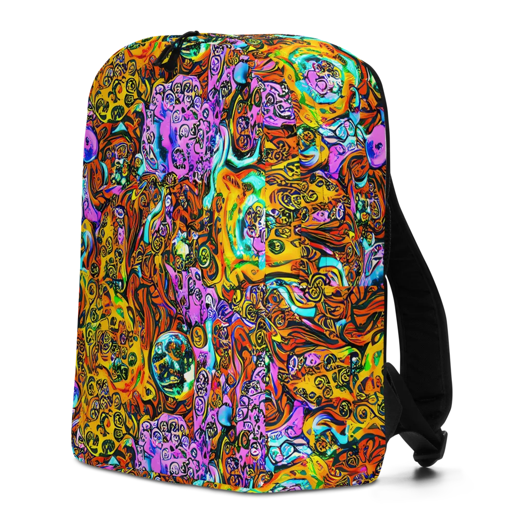 Orange Afterglow on Minimalist Backpack — Left