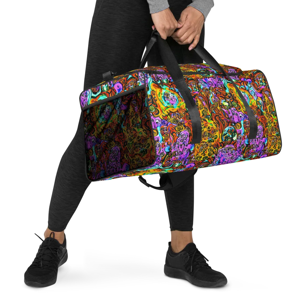 Orange Afterglow on Duffle Bag — Right Front