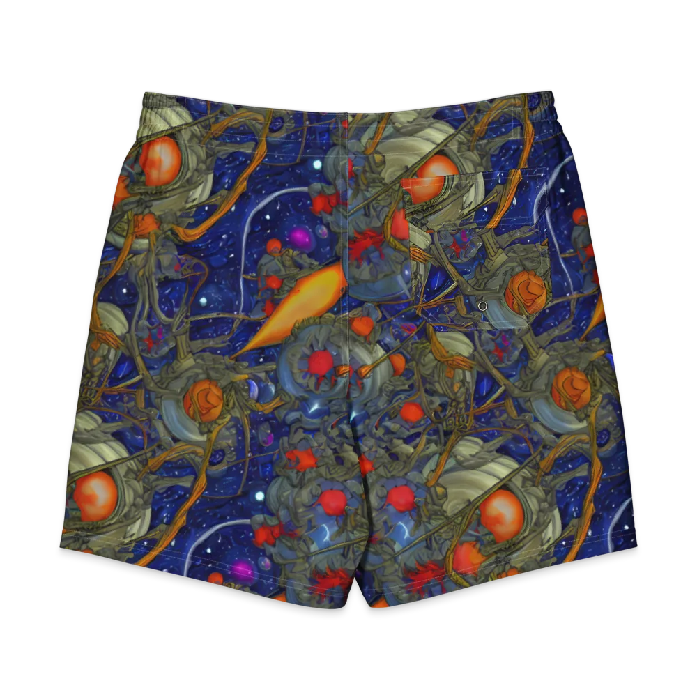 Astral Harvest on Men's Board Shorts — Back