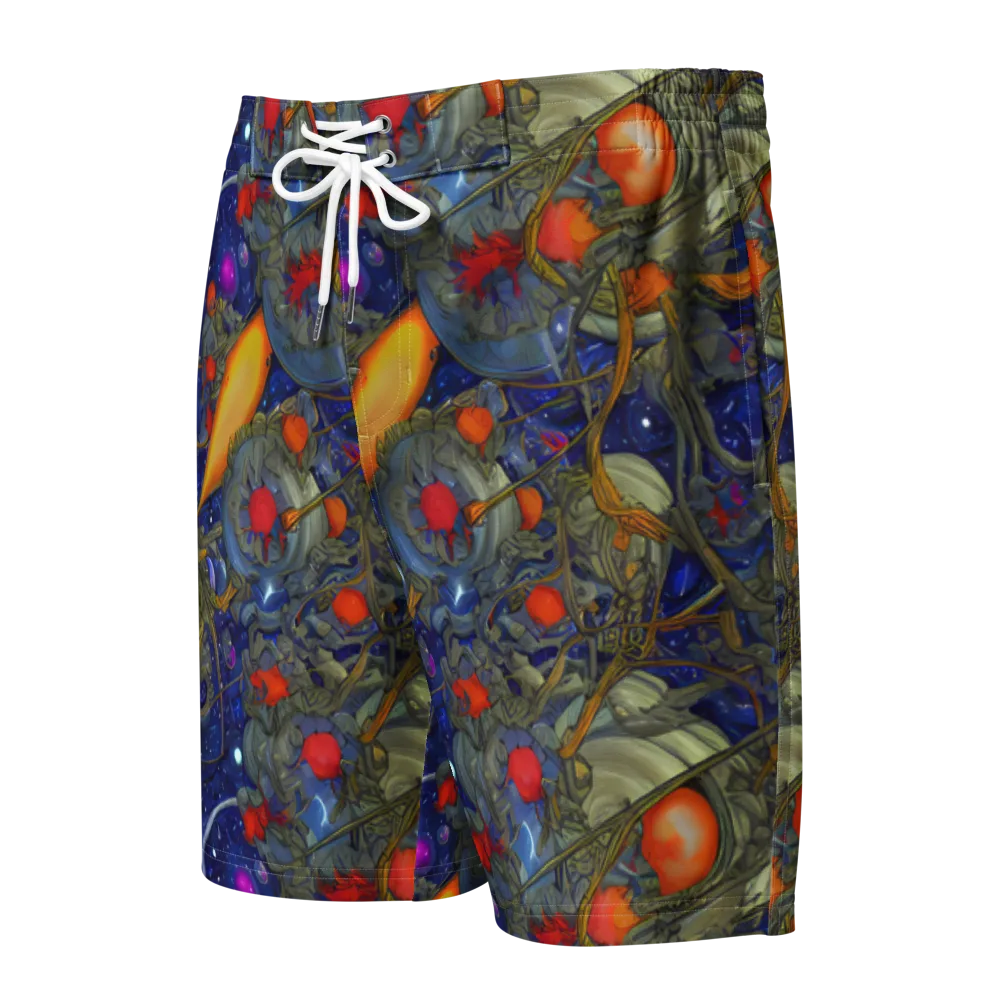 Astral Harvest on Men's Board Shorts — Front