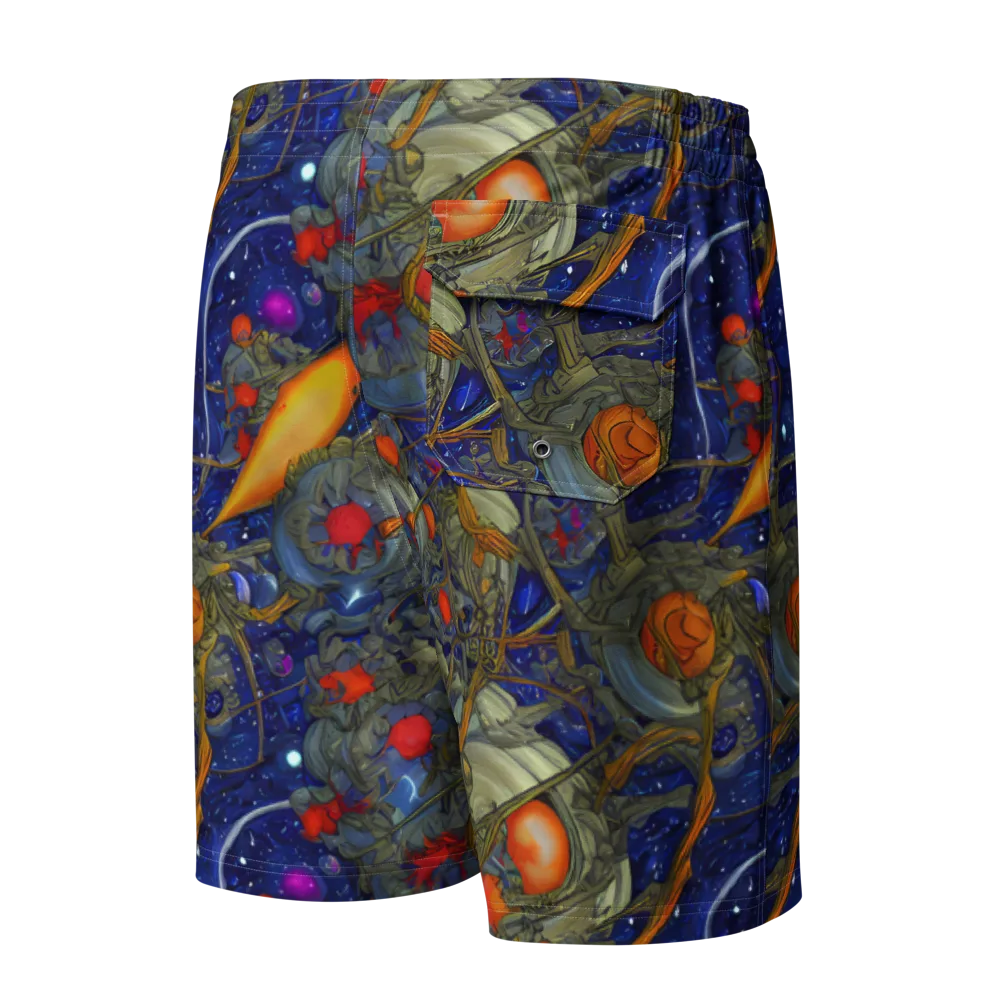 Astral Harvest on Men's Board Shorts — Back