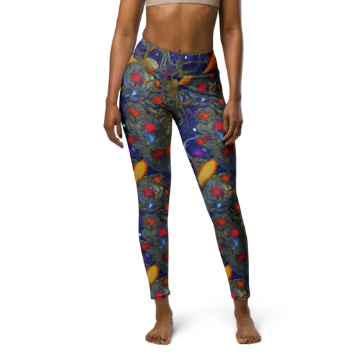 Astral Harvest on a Yoga Leggings