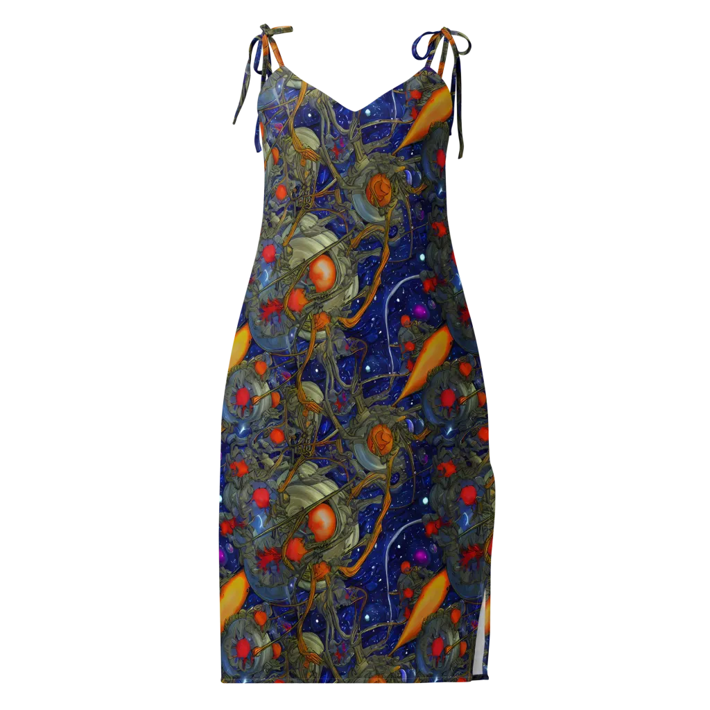 Astral Harvest on Slip Dress — Front