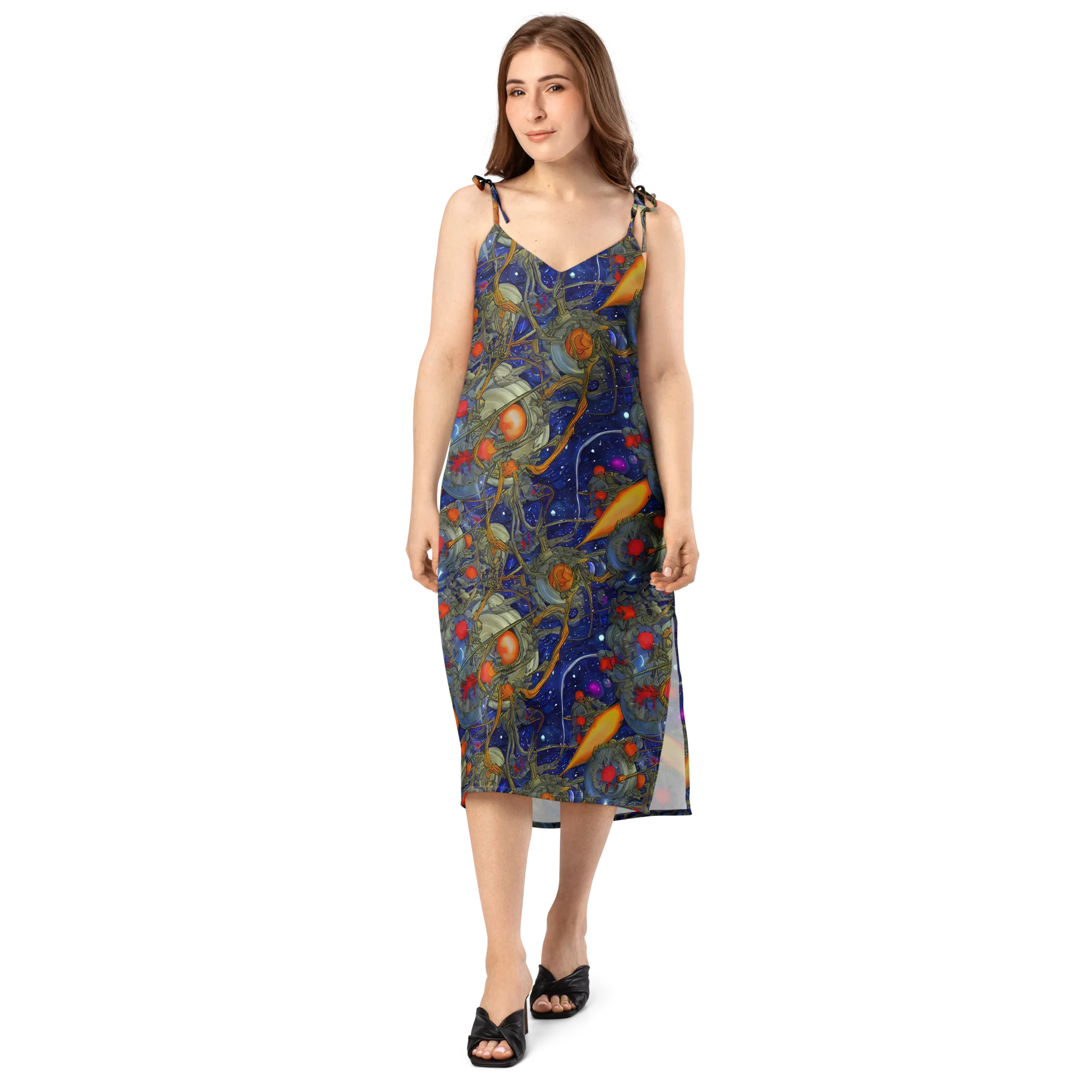 Astral Harvest on Slip Dress — Front