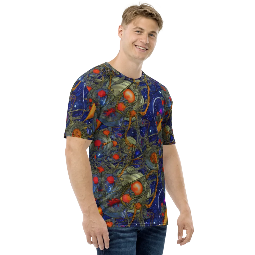 Astral Harvest on Men's Crew Neck T-Shirt — Right
