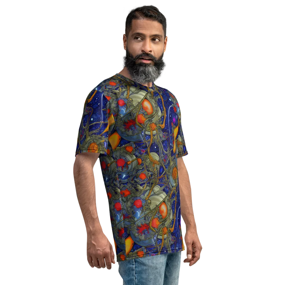 Astral Harvest on Men's Crew Neck T-Shirt — Right