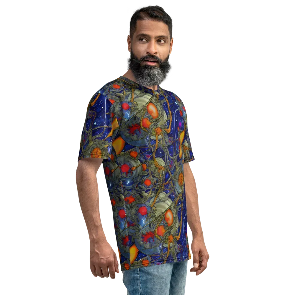 Astral Harvest on Men's Crew Neck T-Shirt — Right