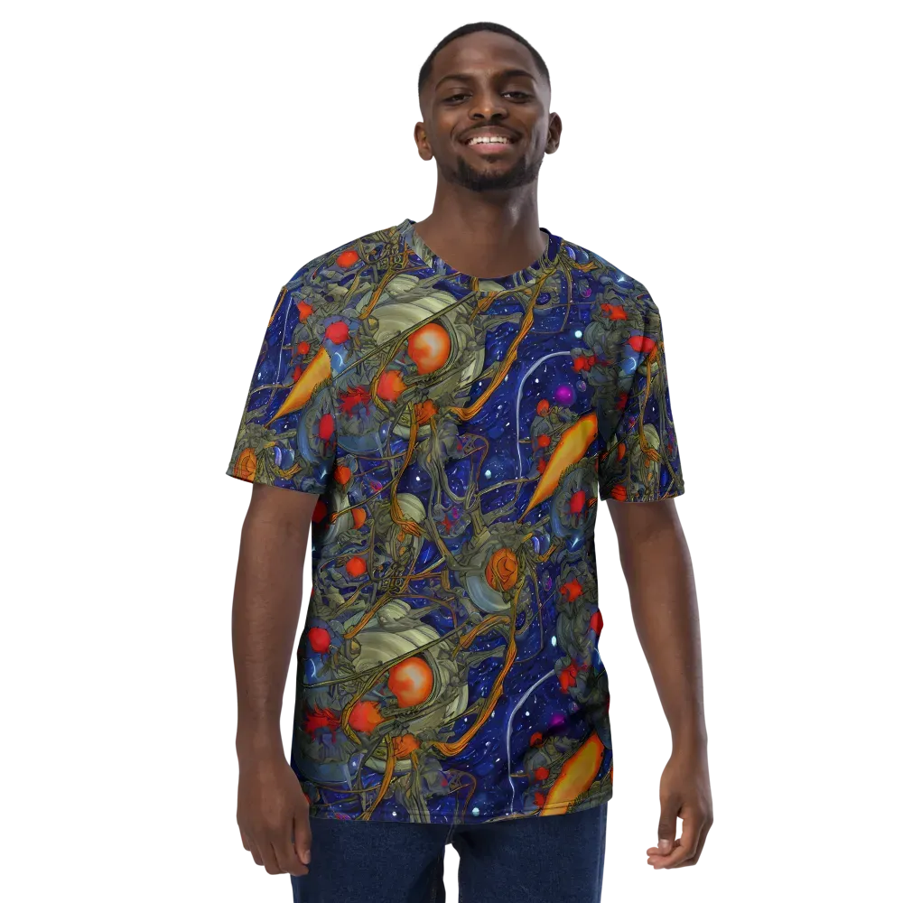 Astral Harvest on Men's Crew Neck T-Shirt — Front