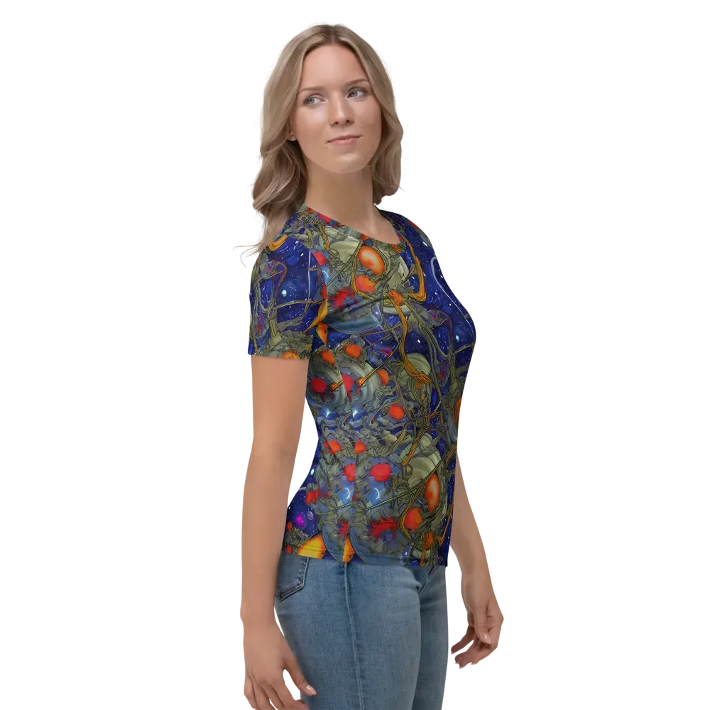 Astral Harvest on Women's Crew Neck T-Shirt — Right