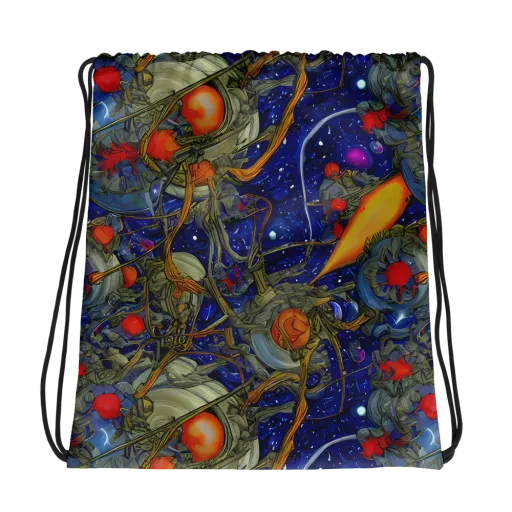 Astral Harvest on a Drawstring Bag