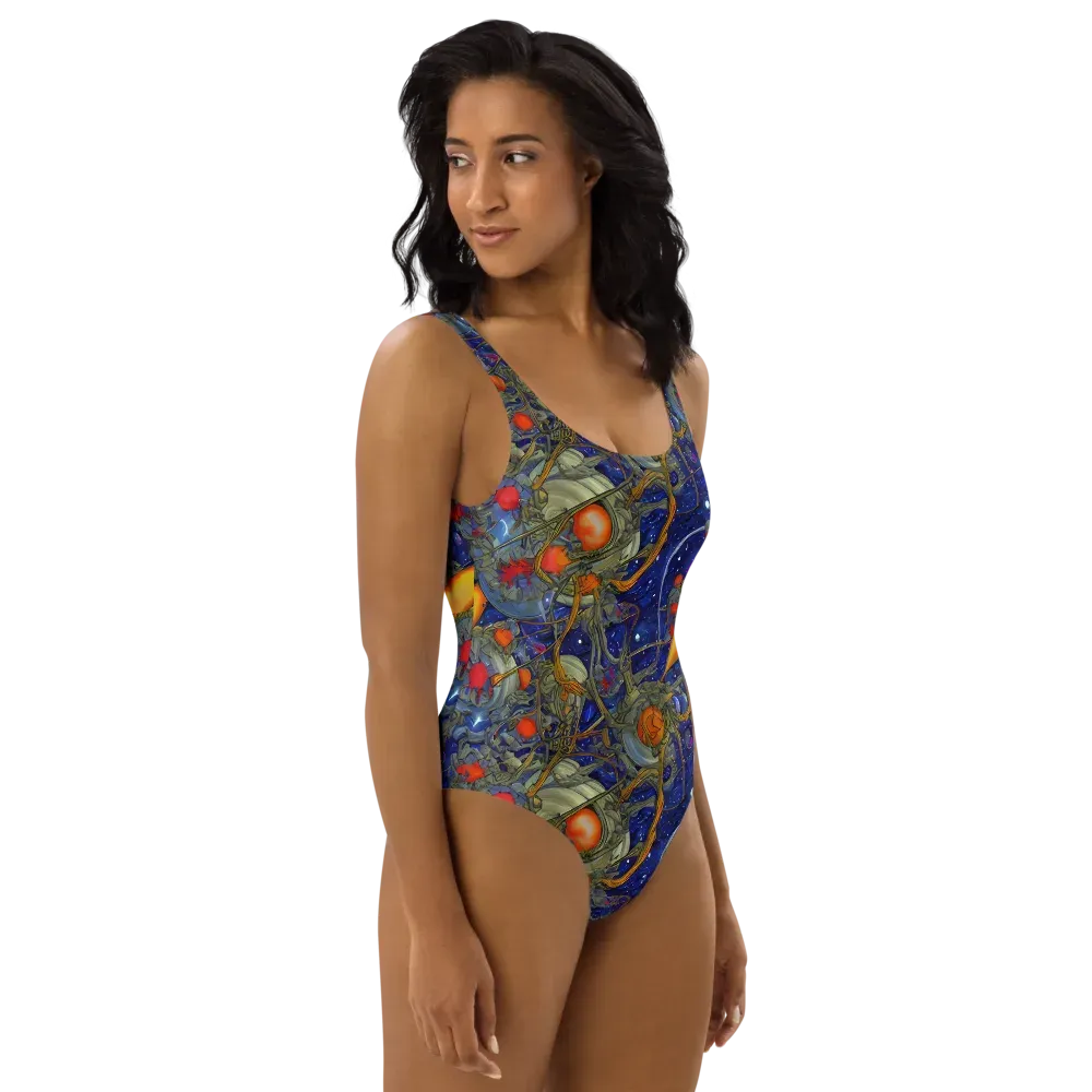 Astral Harvest on One-Piece Swimsuit — Right