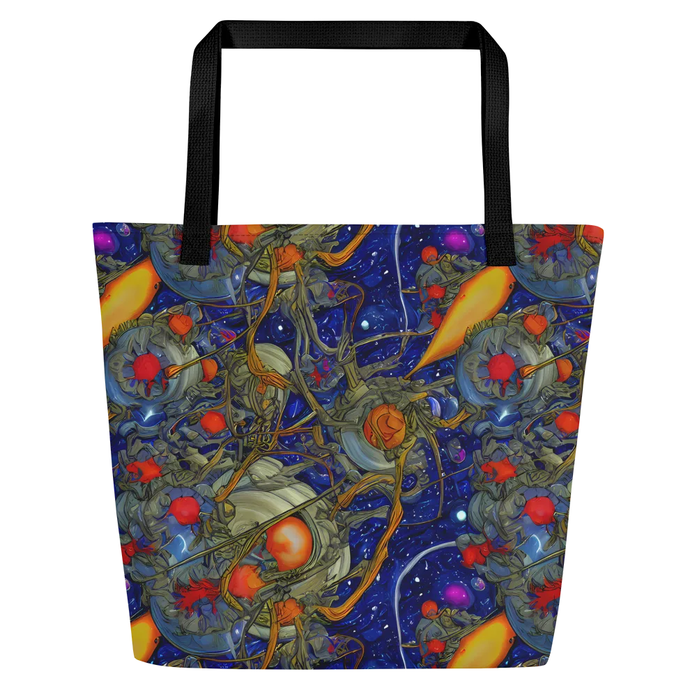 Astral Harvest on Large Tote Bag W/ Pocket — Front