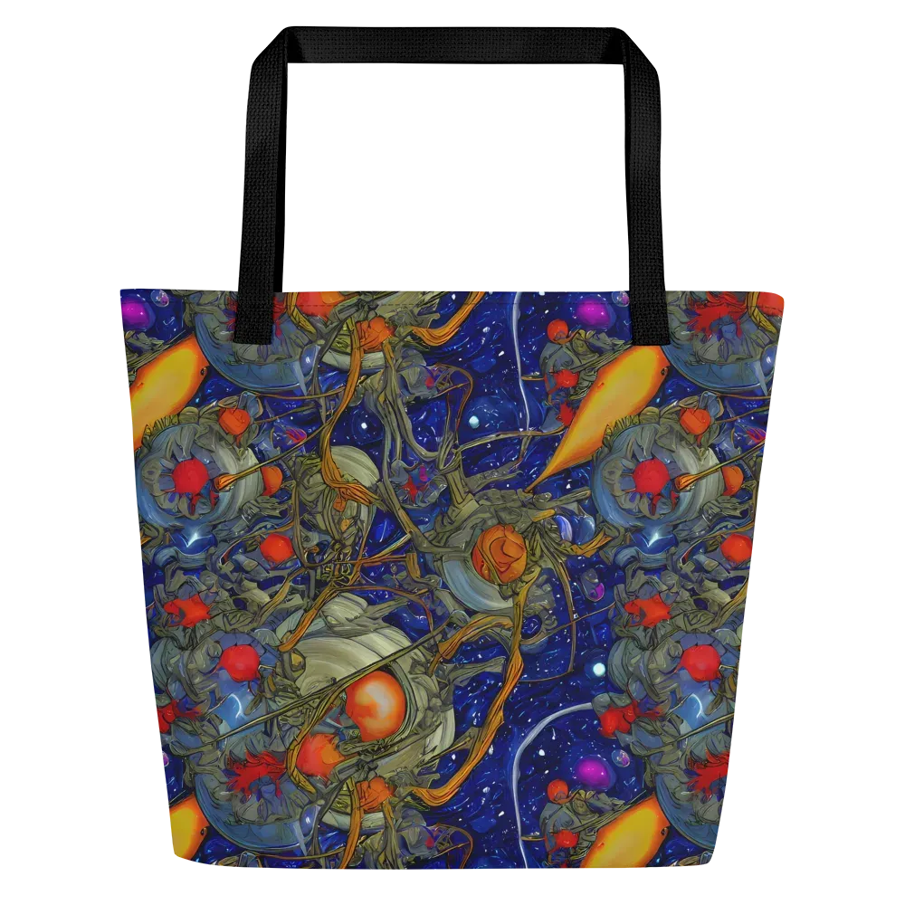 Astral Harvest on Large Tote Bag W/ Pocket — Front