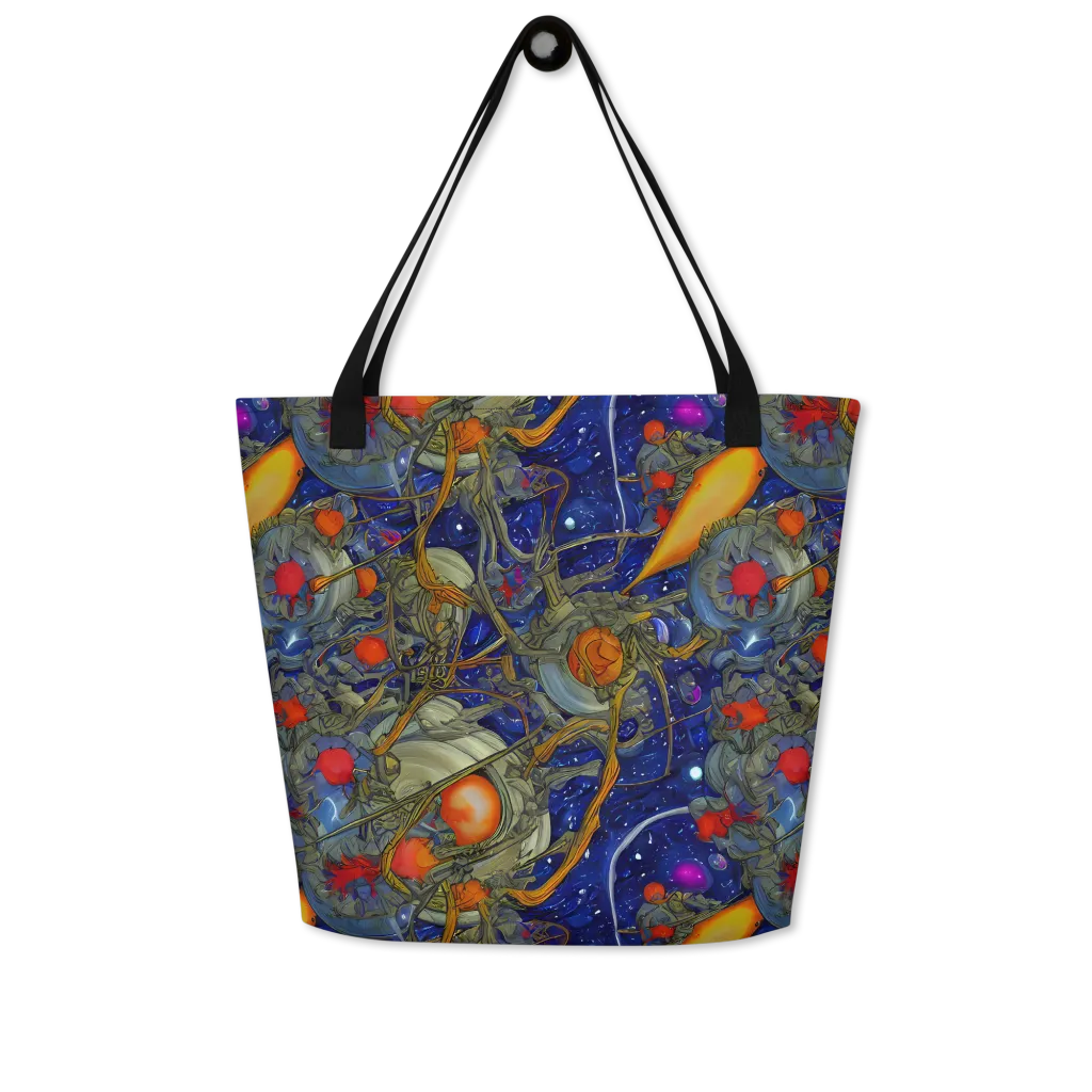 Astral Harvest on Large Tote Bag W/ Pocket — Front
