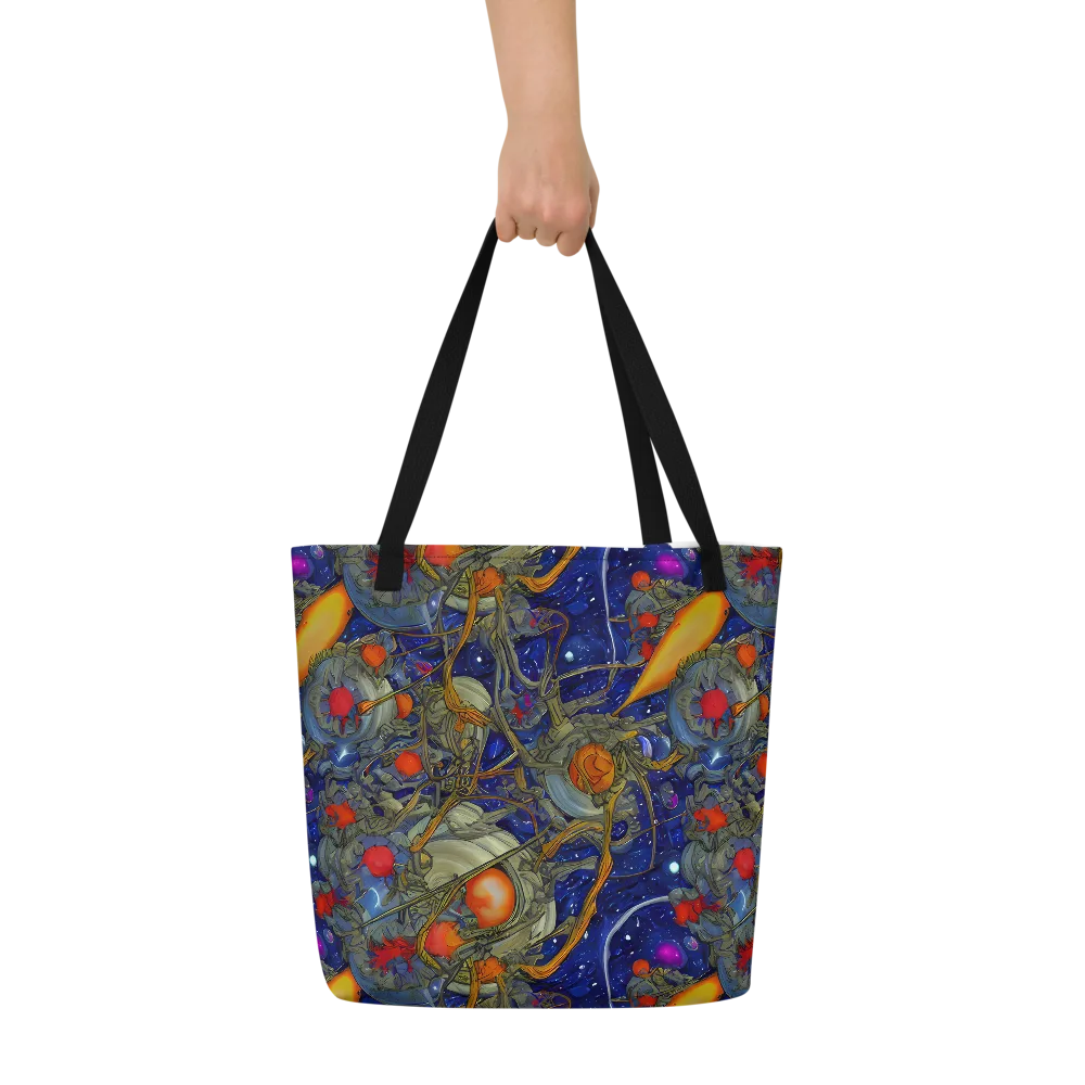 Astral Harvest on Large Tote Bag W/ Pocket — Front