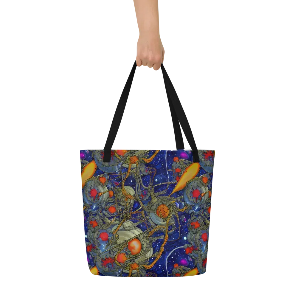 Astral Harvest on Large Tote Bag W/ Pocket — Front