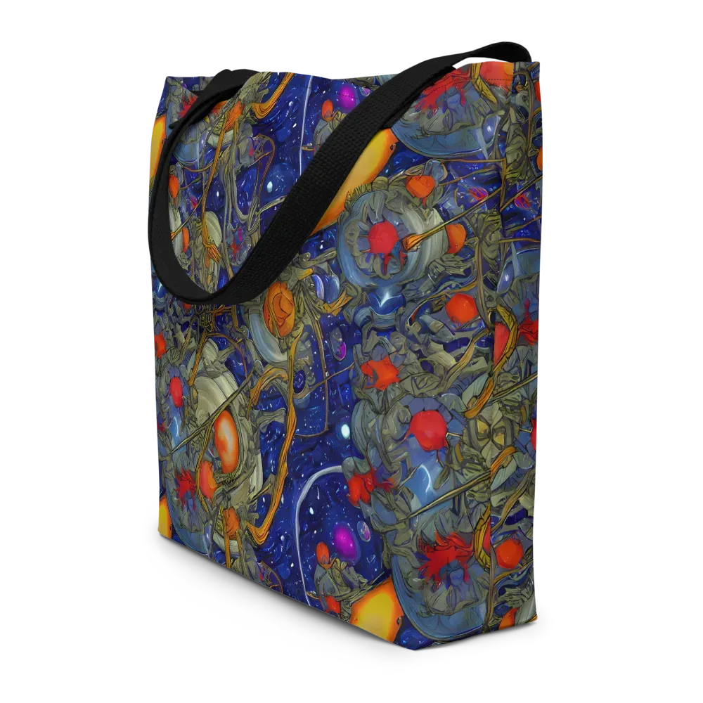 Astral Harvest on Large Tote Bag W/ Pocket — Front