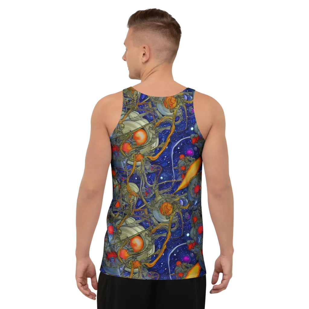 Astral Harvest on Men's Tank Top — Back